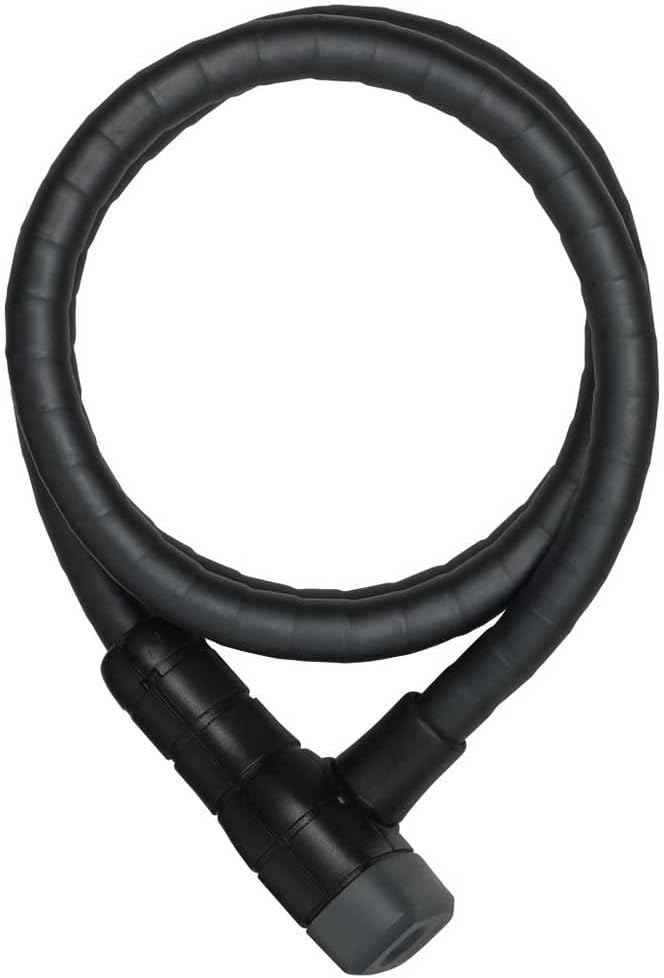ABUS Panzerkabelschloss Steel-O-Flex Microflex 6615K - mit SCLL-Halter - Kabelschloss aus Stahlkabel