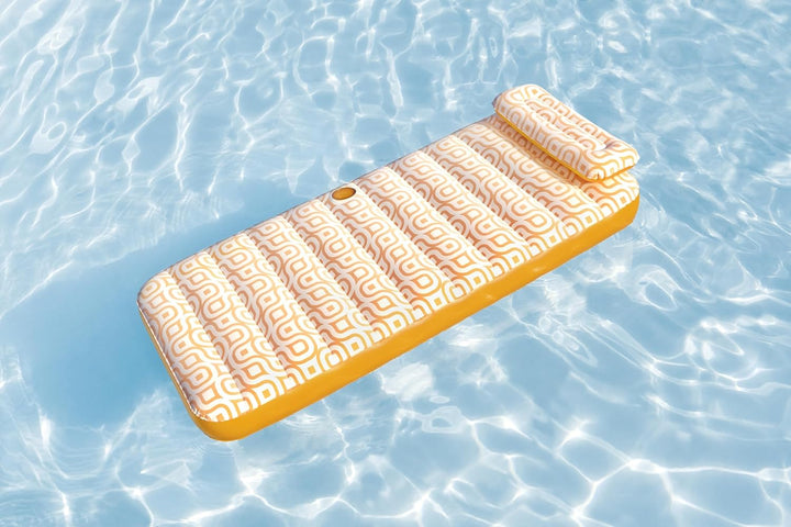 Bestway Luftmatratze mit Samtoberfläche, 169 x 77,5 x 30,5 cm, 1 Person, PVC, 2 Luftkammern, Samtobe