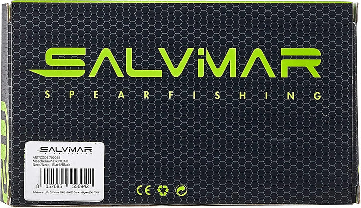 SALVIMAR Noah Tauchmaske Adult Schwarz, Adult Schwarz