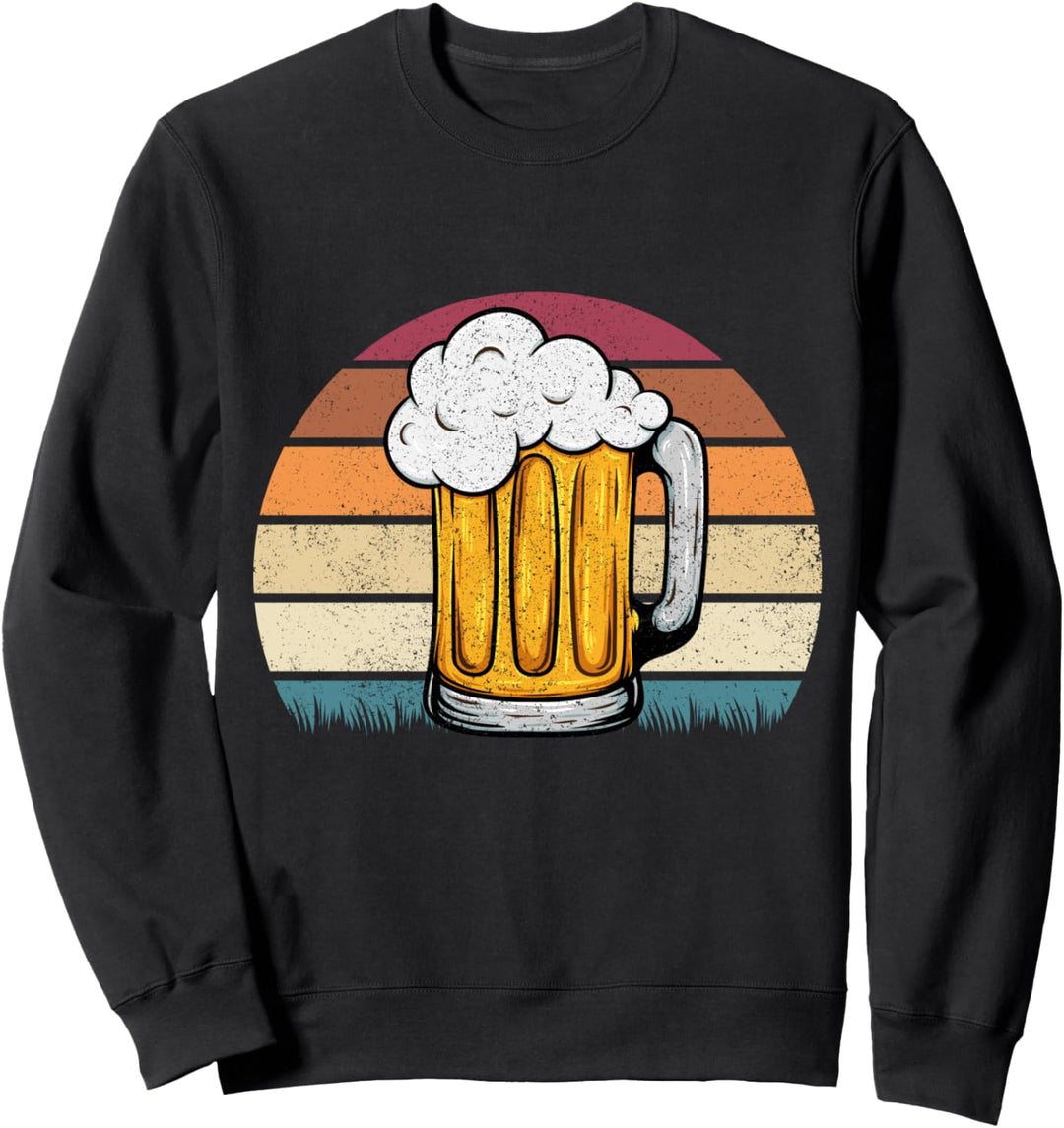 Vintage Bier Mass Motive Retro Bayern Bier Sweatshirt