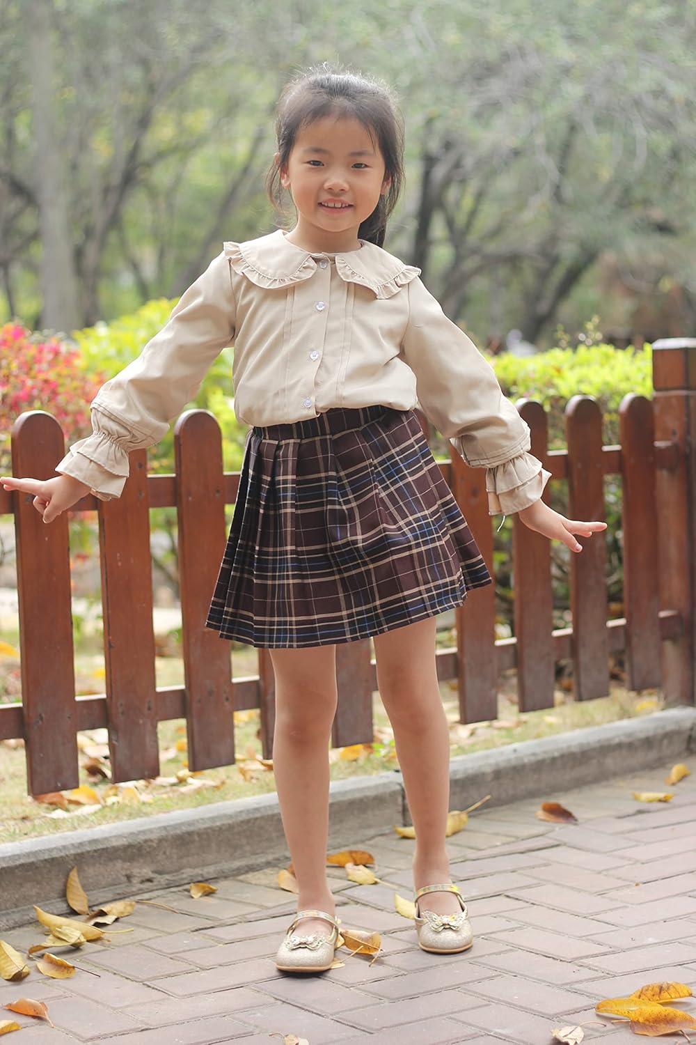 EIGHT KM - Kleinkind Mädchen Kleid Ballerinas Schuhe - Mary Jane Wohnungen - Prinzessin Hochzeit Sch