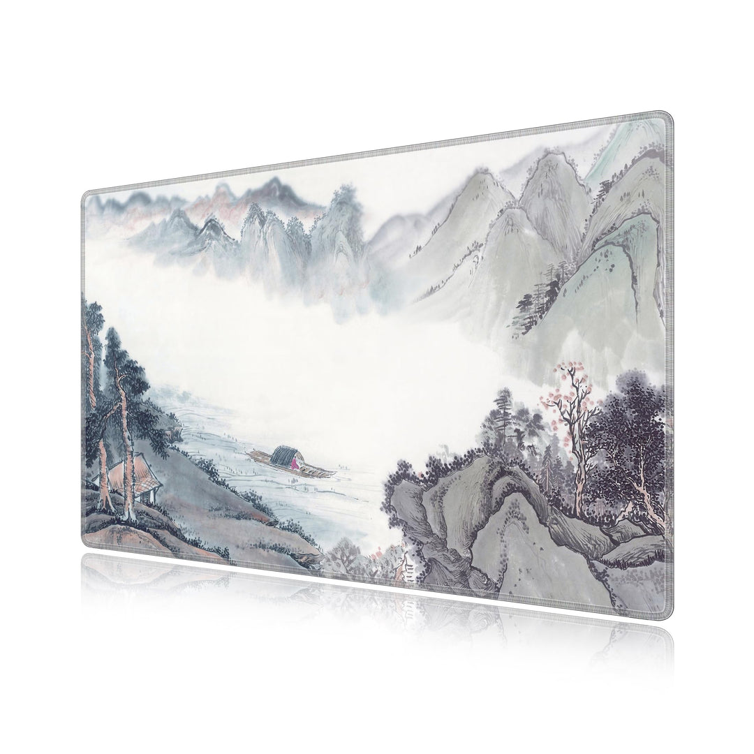 LL-COEUR Motiv XXL Gaming Mäusepad Rutschfeste 60x40x0,3cm, Gross Schreibtischauflage mit Genähte Ka