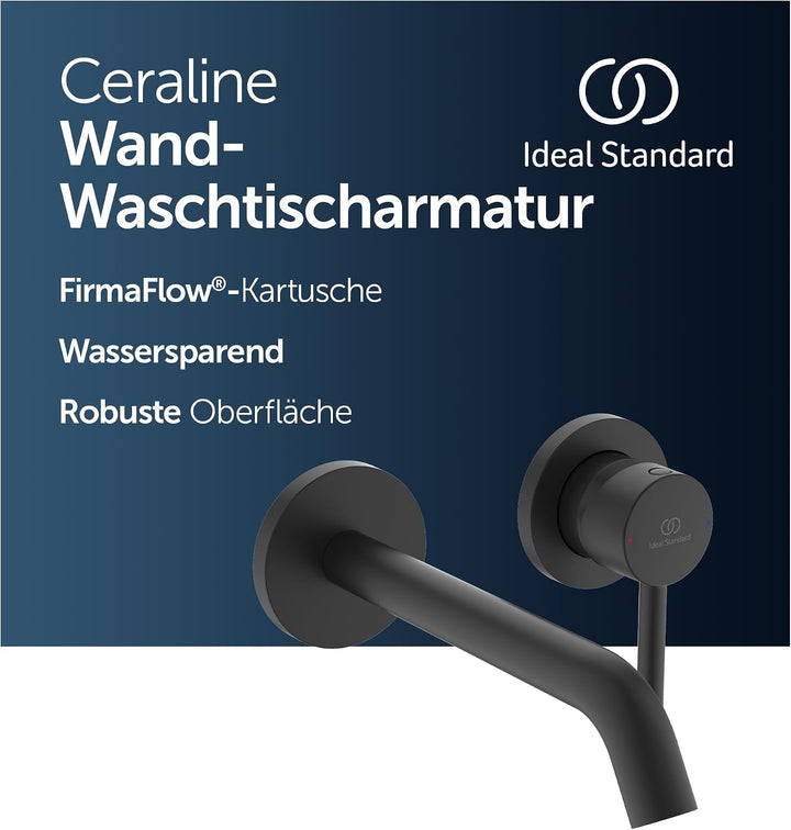 Ideal Standard A6938XG Ceraline Wand-Waschtischarmatur Unterputz Silk Black