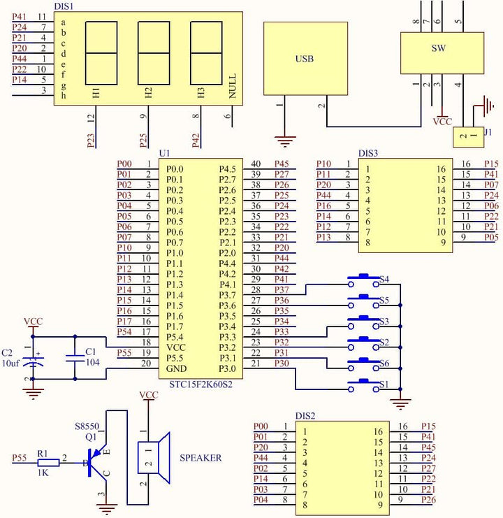 DIY Handheld spielkonsole, Lötübungsset, Löt Bausatz kit, Elektronik Bausatz für Studenten Lernen un