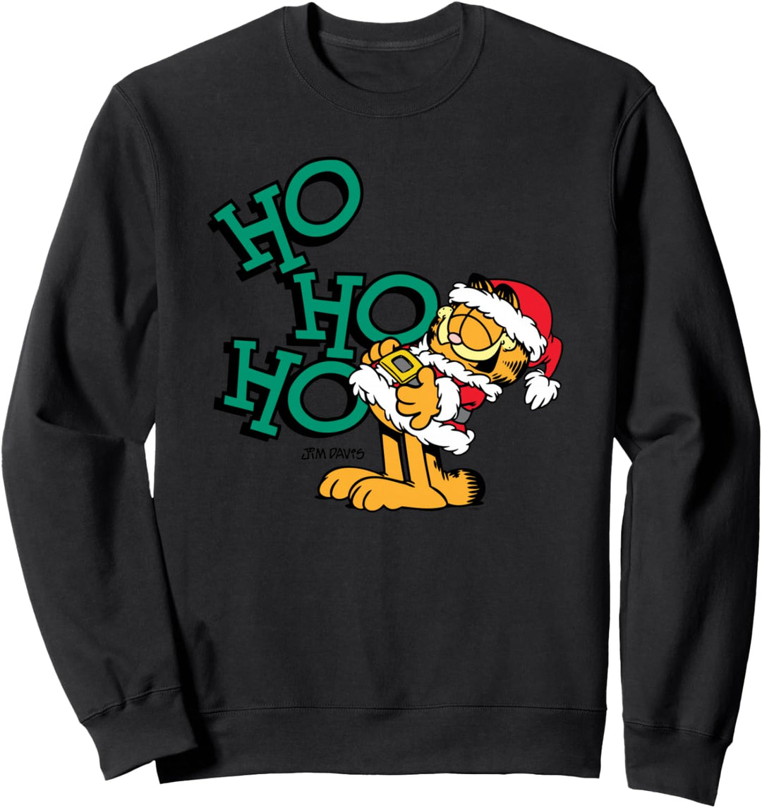 Garfield Ho Ho Ho Santa Garfield Sweatshirt