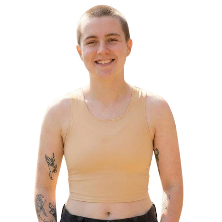 Wonababi Brustbinder für Transgender – Fullback Ultraflacher Kompressions-BH für FTM, grosse Brüste