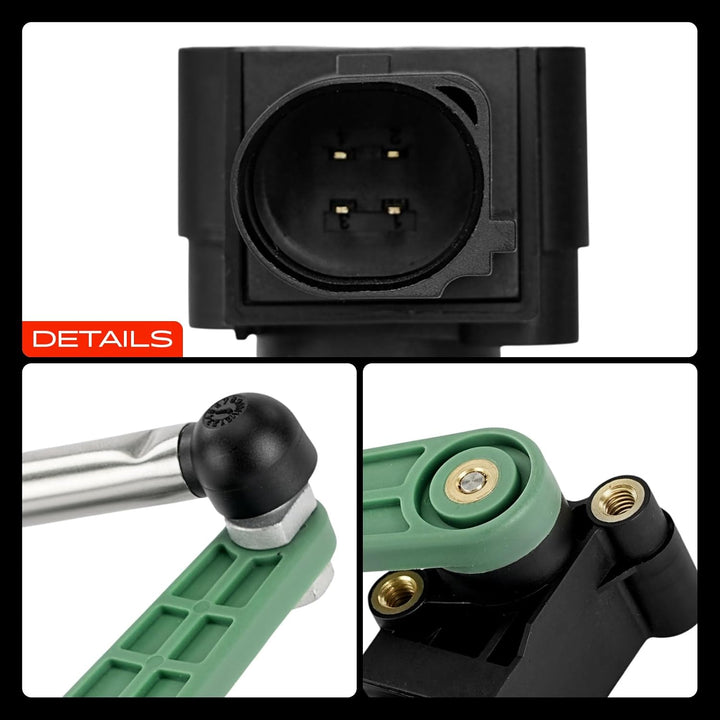 Frankberg 2x Niveausensor Höhensensor Hinten Kompatibel mit T-o-u-a-r-e-g 7P5 7P6 3.0L-4.2L 2010-201