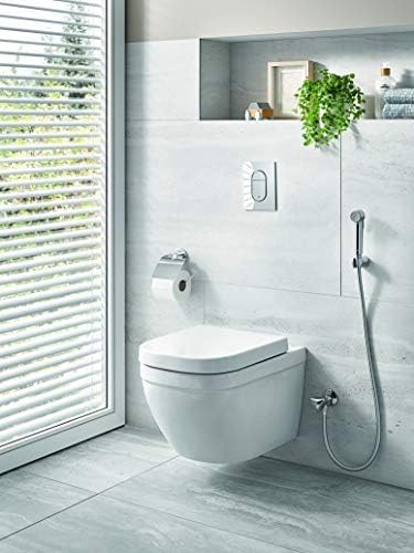 GROHE Tempesta-F - Handbrause mit Wandhalterset (1 Strahlart, Kunststoff, mit Wandhalterung und Schl