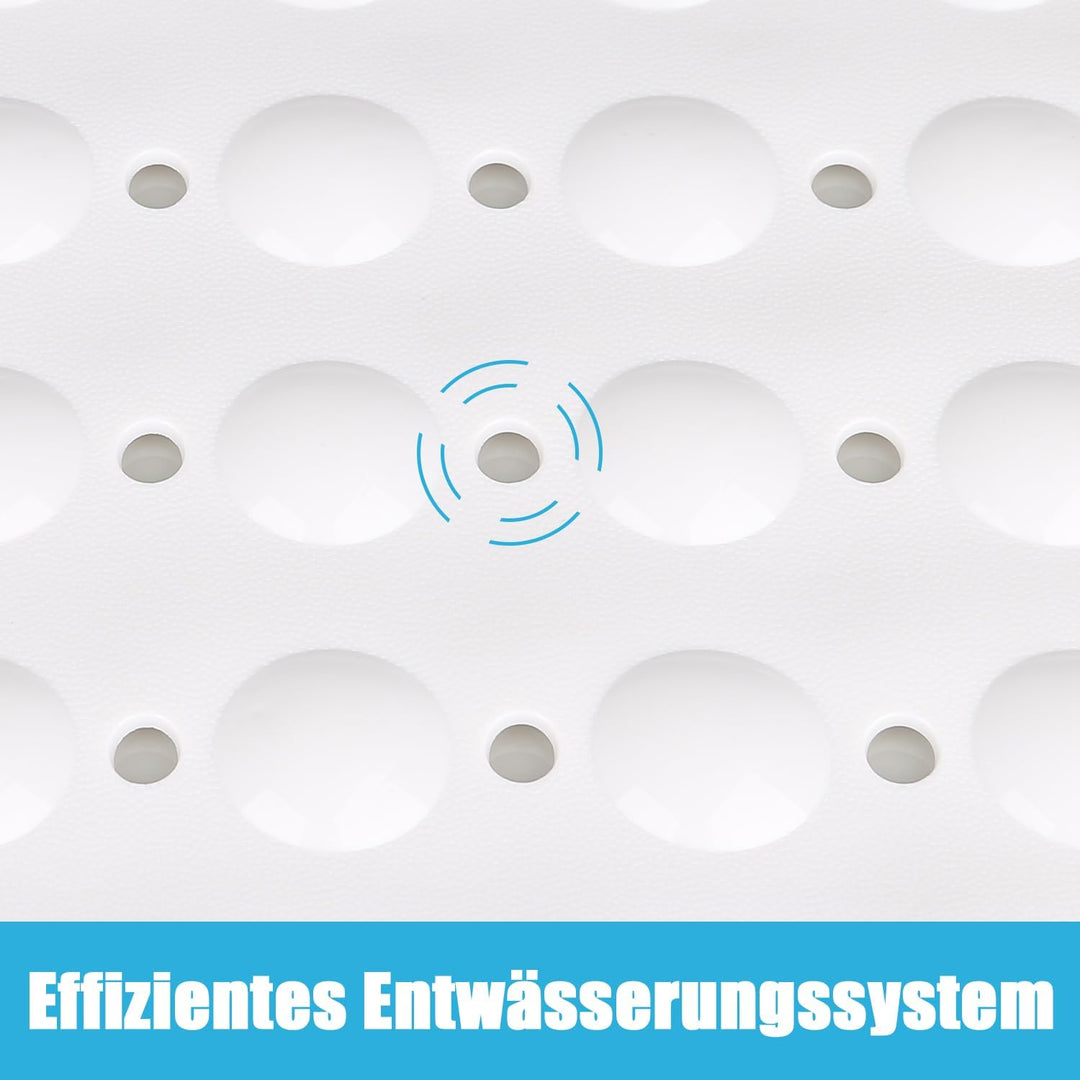 Lurowo Duschmatte rutschfest 80x80cm Duscheinlage, Antirutschmatte mit Saugnäpfe für Dusche oder Bad