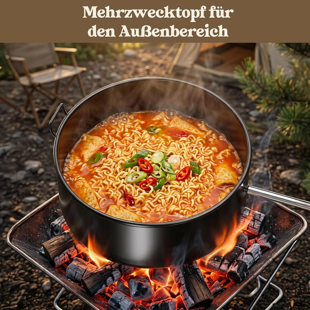 Popcorn-Grillpfanne für Lagerfeuer & Grill, Outdoor Popcorn-Pfanne für Lagerfeuer, Grill und Feuersc