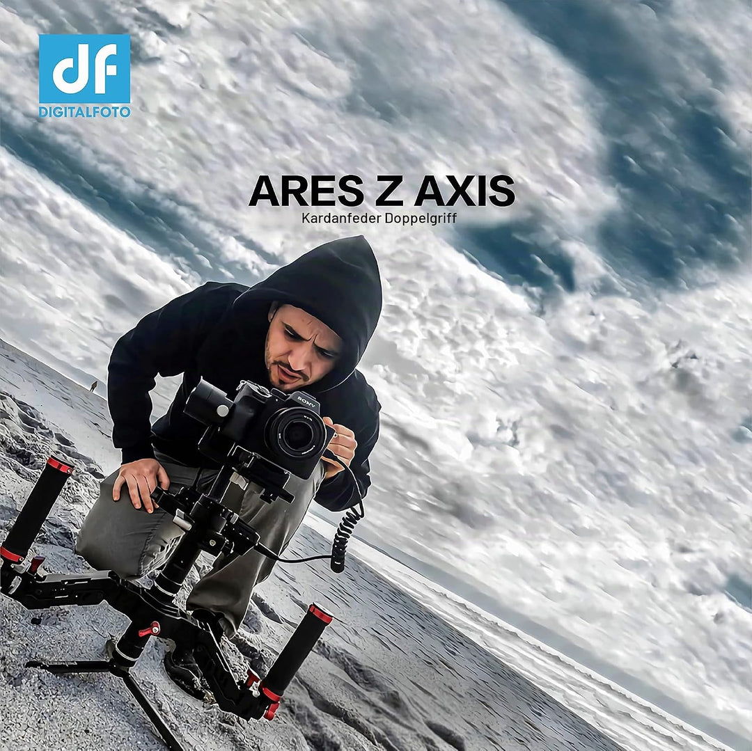 DF DIGITALFOTO Ares Z Achsen Federung Dual Griff Flexible Dämpfung Abnehmbare Dual Grip Gimbal Griff