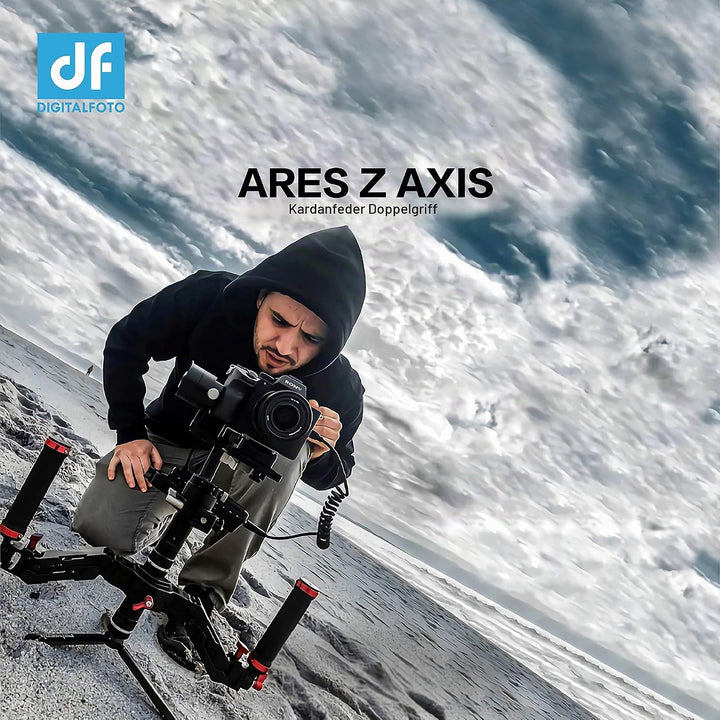 DF DIGITALFOTO Ares Z Achsen Federung Dual Griff Flexible Dämpfung Abnehmbare Dual Grip Gimbal Griff