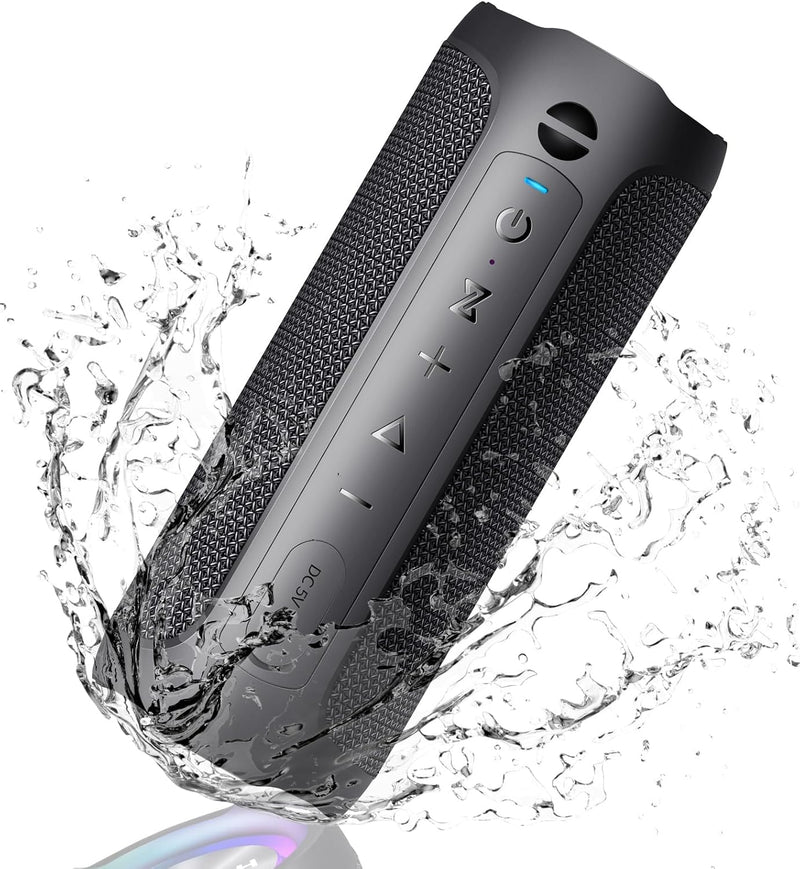 AUKTECH 30W Bluetooth Lautsprecher, kraftvoller Bass, IPX7 wasserdichte Musikbox, 24 Stunden Akku, L