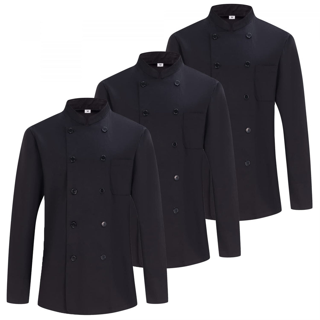 MISEMIYA - Pack 3 Einheiten -Herren Kochjacke - Herren Kochjacke - Hospitality Uniform - Ref.842 S S