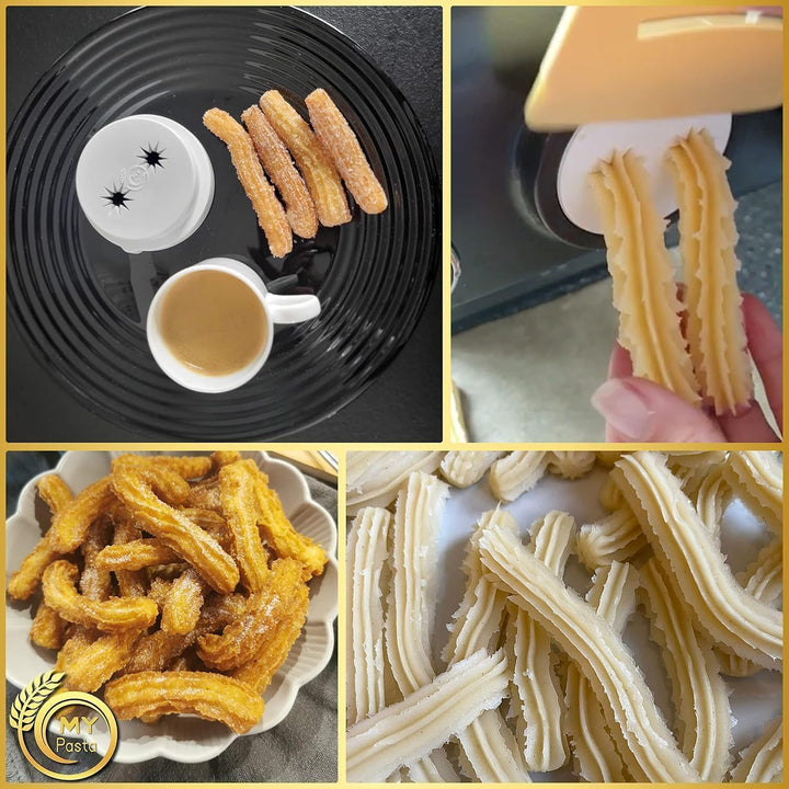 MY Pasta Churros Spritzgebäck Zubehör Für Pastamaker Pasta Disc Kompatibel Mit Philips Pasta Maker A