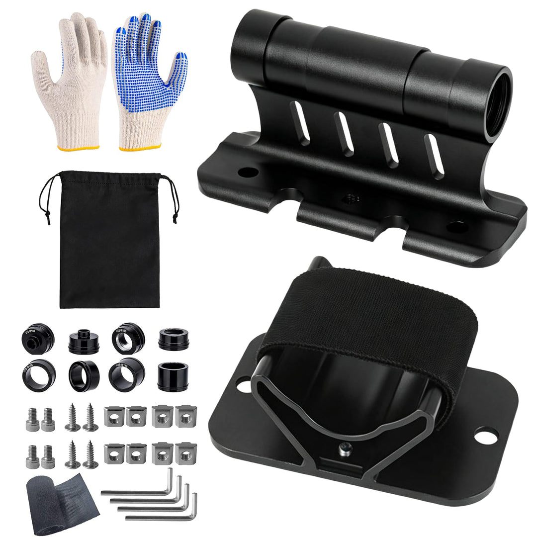 2 Stück Gabelhalterung Fahrrad Set Universal MUniversal Montage-Kit | für LKW/Anhänger/Fahrradgepäck