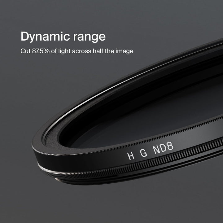 Urth 95 mm Grauverlaufsfilter Hard ND8 GND Filter (Plus+) 95mm, 95mm