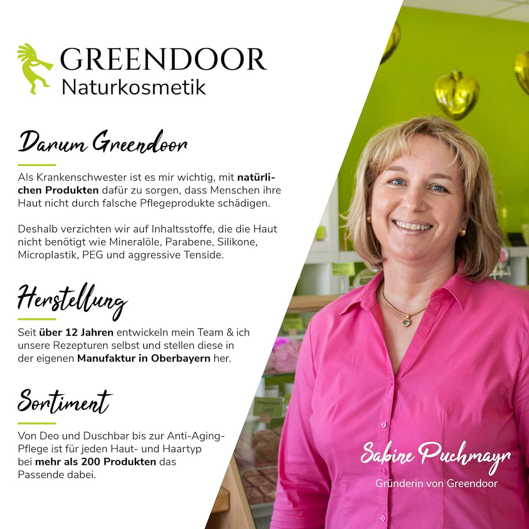 GREENDOOR Naturkosmetik Feuchtigkeitspflege 2er Sparset Tagescreme Bio weisser Tee + Nachtcreme Bio