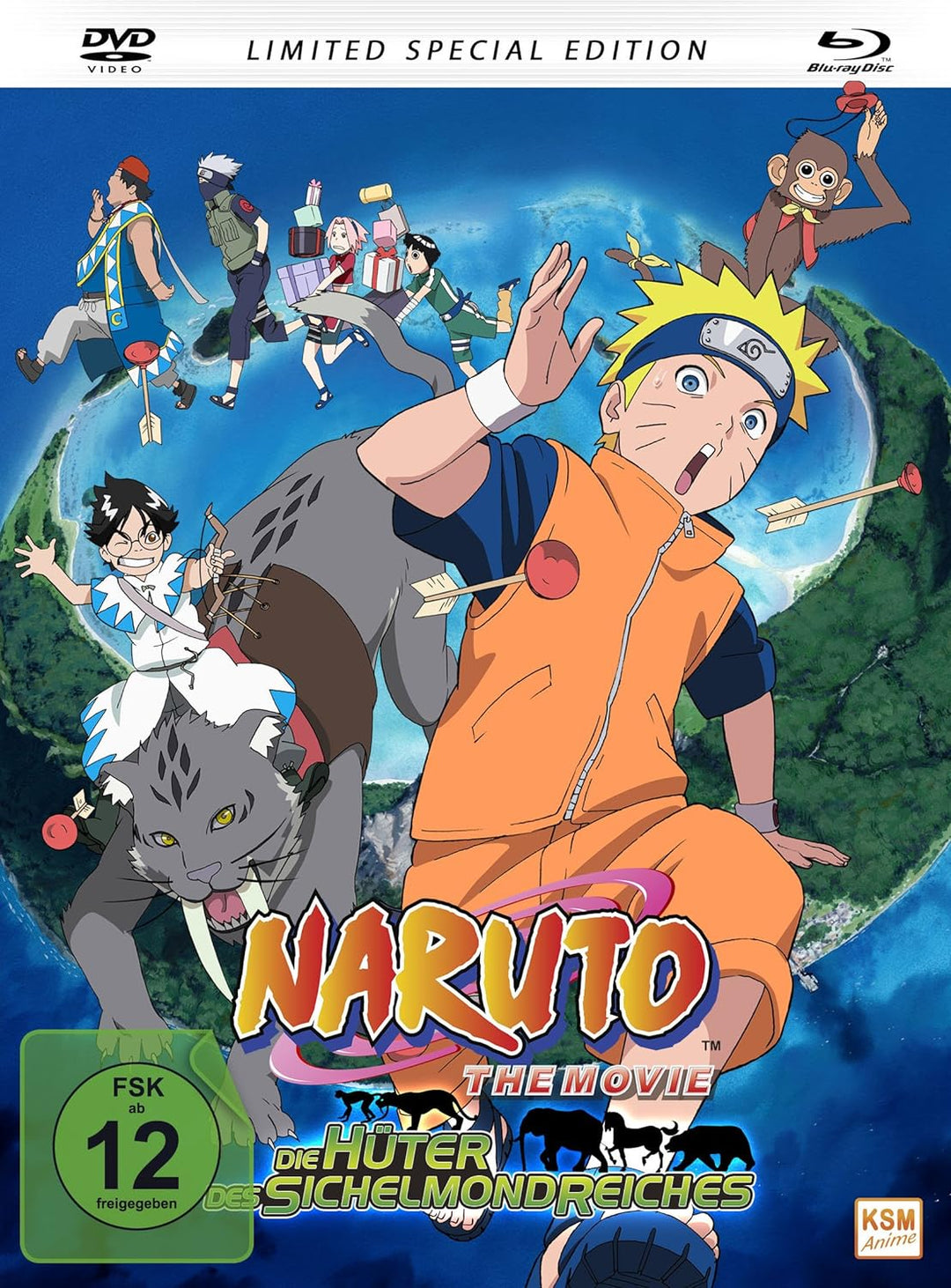 Naruto the Movie 3 - Die Hüter des Sichelmondreiches - Limited Special Edition - Mediabook (DVD+Blu-