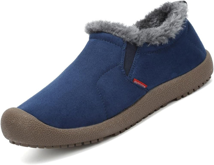 VTASQ Winterstiefel Herren Winterschuhe Gefüttert Warme Schneestiefel Outdoor Rutschfest Kurzschaft