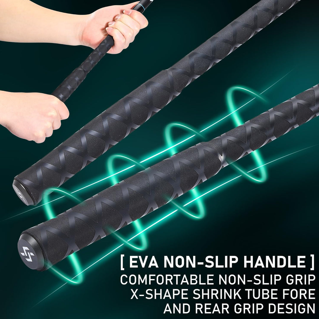 Sougayilang Karpfen Angelrute, 3-Abschnitt High - Qualität Carbon Karpfen Rute 2.7M/3.0M/3.3M 3.0lbs