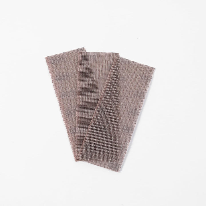 70 mm x 198 mm Netzschleifpapiere, Körnung 80, 120, 180, 320, 400, 70 x 198 mm, Klett-Schleifpapier,