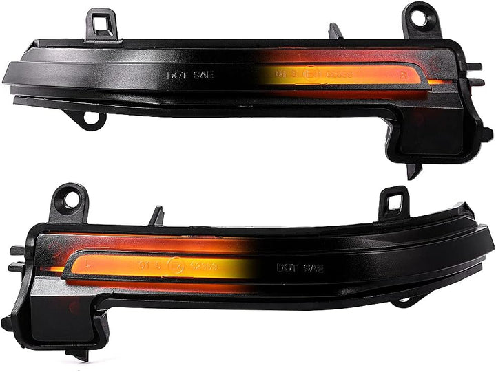 LIGHTDELUX Ersatz für LED Spiegelblinker Blinkleuchte Dynamisch Links Rechts Laufblinker mit Zulassu