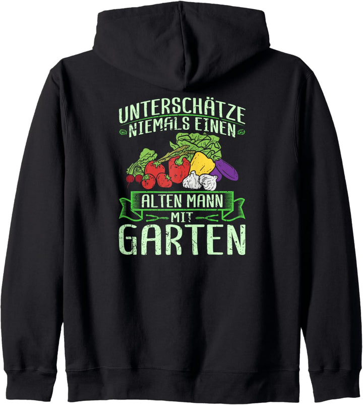 Hobbygärtner Gemüse Rentner Ruhestand Gärtner Garten Kapuzenjacke