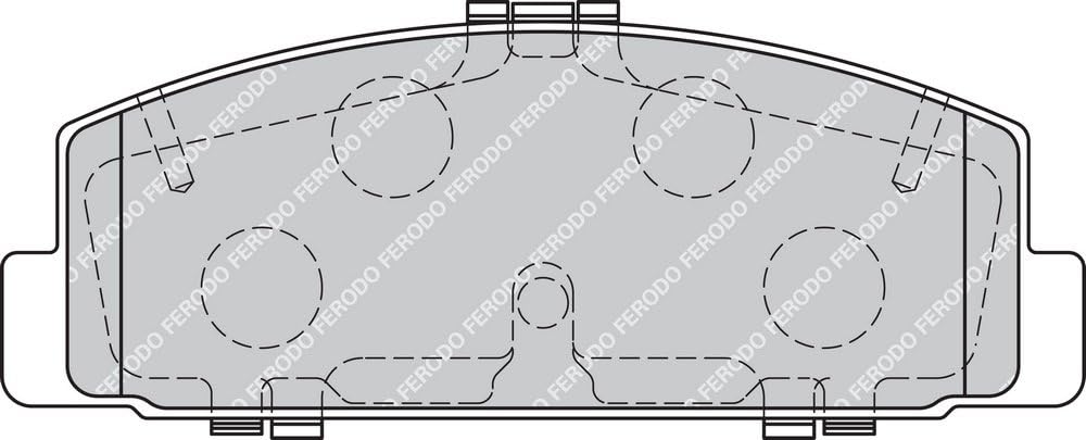 Ferodo FDB1721 PREMIER Bremsbelagsatz, Scheibenbremse - (4-teilig) - (4 Stück)