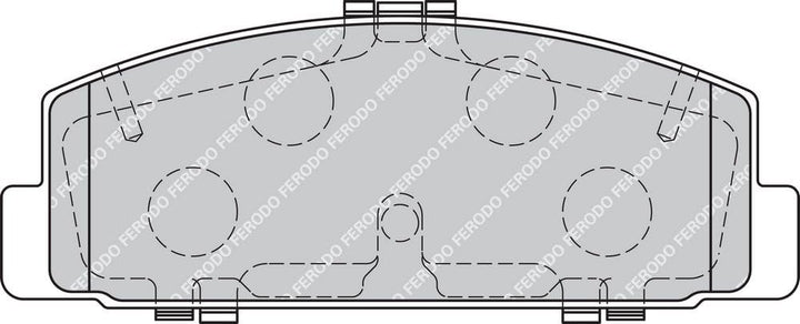 Ferodo FDB1721 PREMIER Bremsbelagsatz, Scheibenbremse - (4-teilig) - (4 Stück)