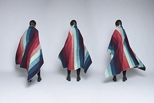 RØROS TWEED - Asmund Gradient - Wolldecke aus norwegischer Lammwolle - Design von Kristine Five Melv
