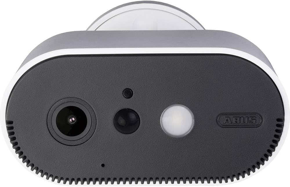 ABUS WLAN Zusatz Akku Cam (PPIC90520) - komplett kabellose, designprämierte Überwachungskamera mit P
