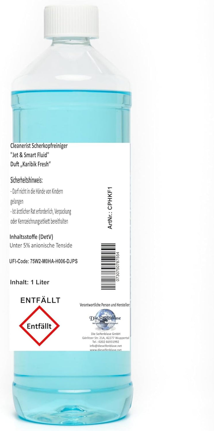 6L Cleanerist Scherkopfreiniger Nachfüllflüssigkeit Jet & Smart Fluid Reinigungsflüssigkeit kompatib