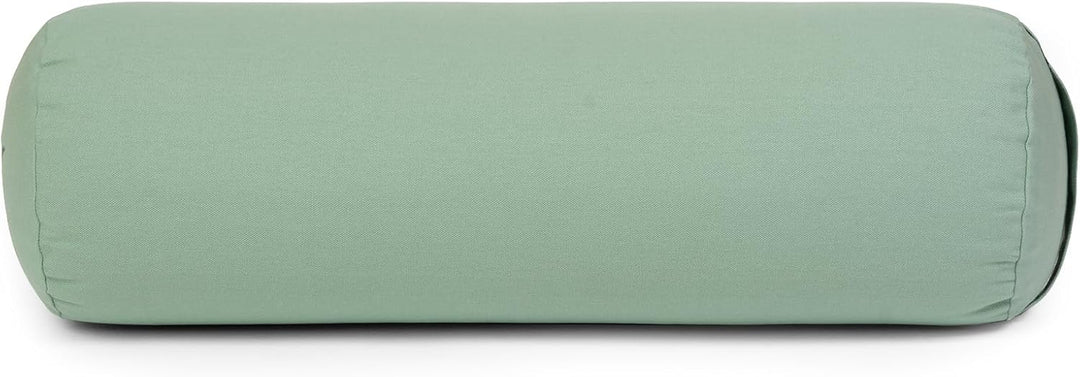 Yoga Studio Bio-Buchweizen-Lotus-Kissen, 23 x 61 cm, Baumwolle, Meditationskissen mit YKK-Reissversc
