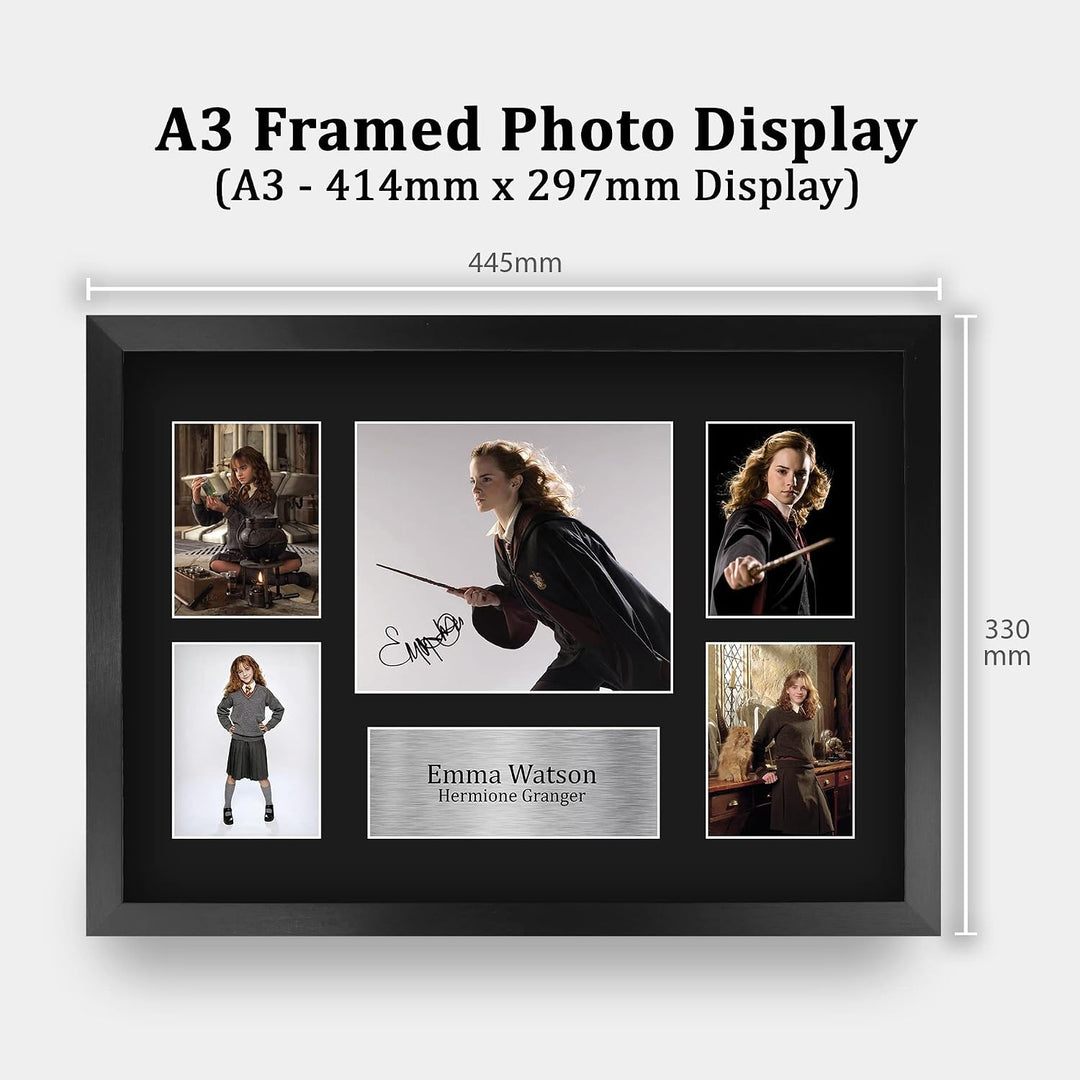 HWC Trading FR A3 Emma Watson Harry Potter Hermione Granger Geschenke Gedruckt, Signiert Autogramm B