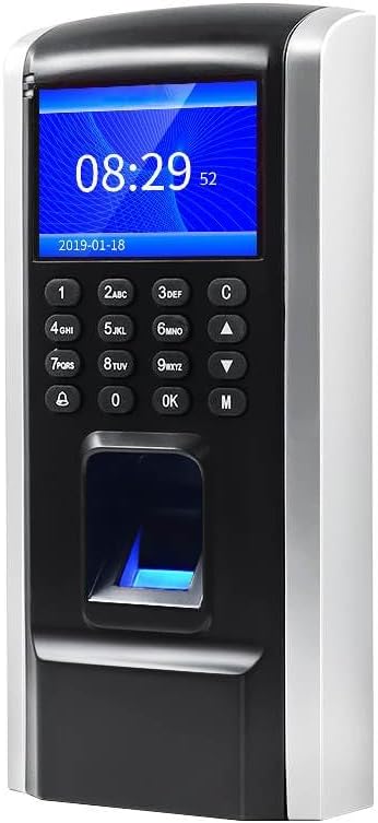 HDWR CTR12 Einstempeln in Der Maschine, Zeiterfassung, Stechuhr mit Fingerabdruck, Passwort und 125k