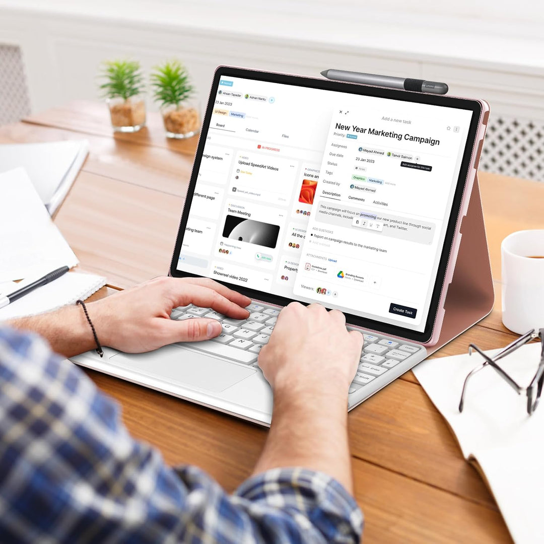 IVEOPPE Tastatur für Lenovo Tab M11, Hülle mit Tastatur für Lenovo M11 2024 11", Magnetische Kabello