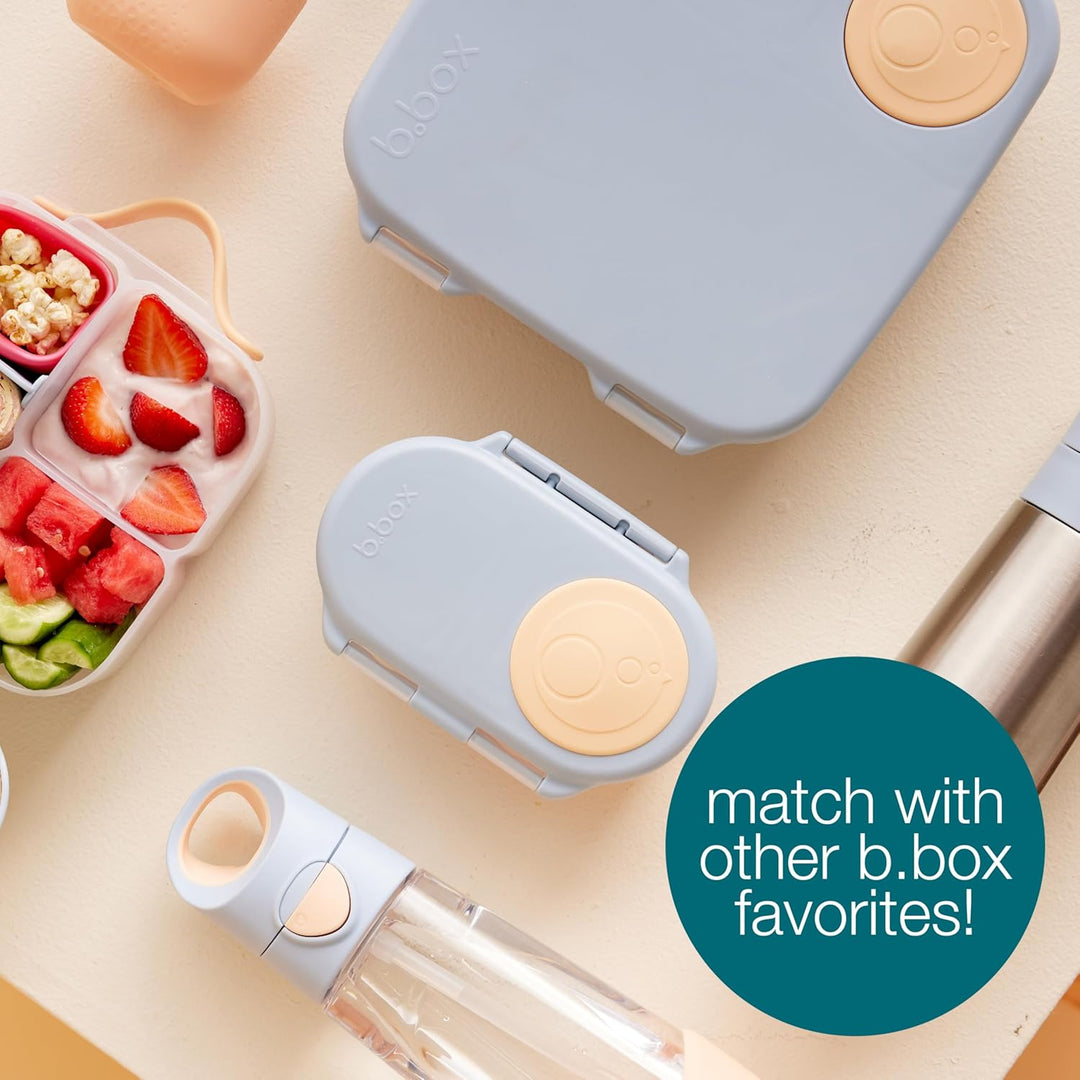 b.box Mini Brotdose | Bento-Box mit 3 Fächern (2 auslaufsicher) | Ideal für Kleinkinder, Kinderlunch