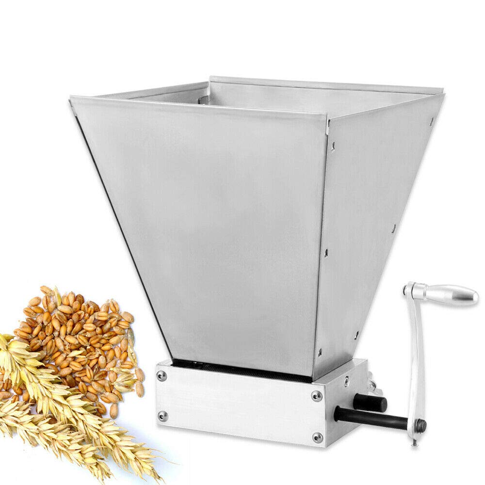 4L Malzmühle Getreidemühle Manuelle Getreidemahlmaschine Schrotmühle Crusher Brewer