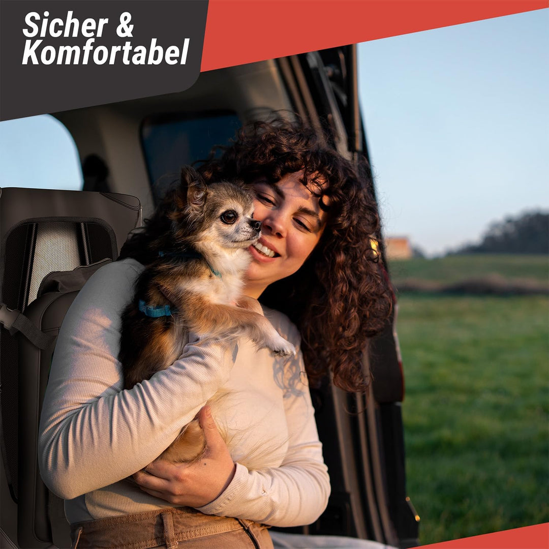 Hunde-Transportbox Tier Hundebox Transporttasche faltbar Hundetasche Haustier-Transport Atmungsaktiv