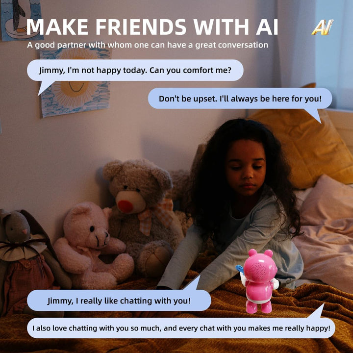 KI Interaktiver Roboter mit integriertem ChatGPT, sprechender Roboter, der singt und Tanzt – Lern- u