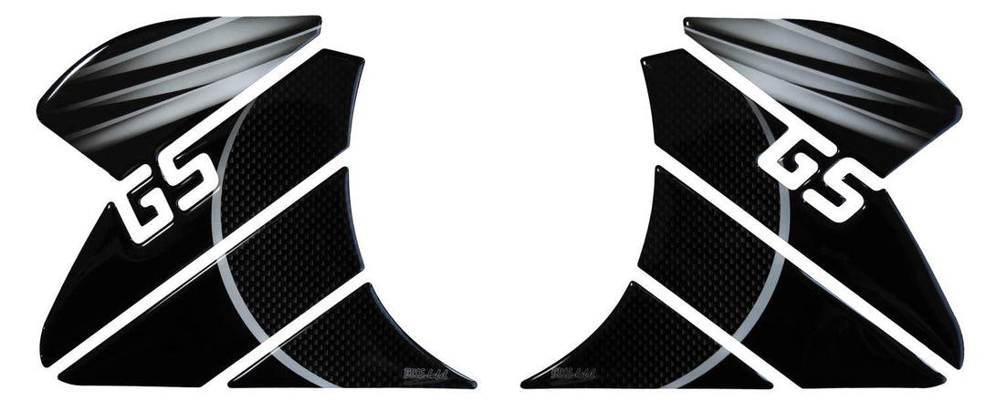 BIKE-label Seitentank Pad Carbon Grau kompatibel für BMW R 1200 GS Adventure 800263