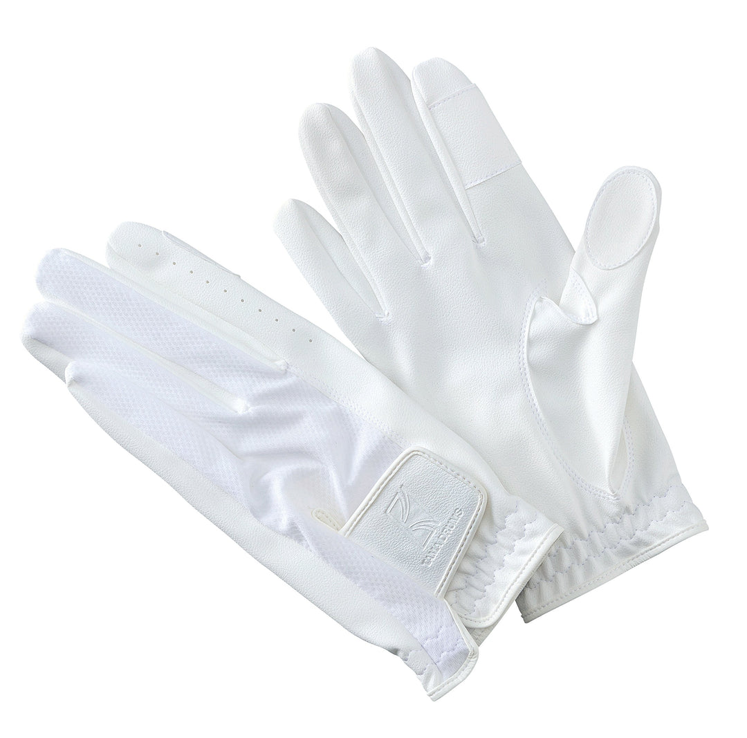 Tama Schlagzeug Handschuhe mit Klettverschluss - Medium - Drummer Zubehör, Weiss (TDG10WHM)