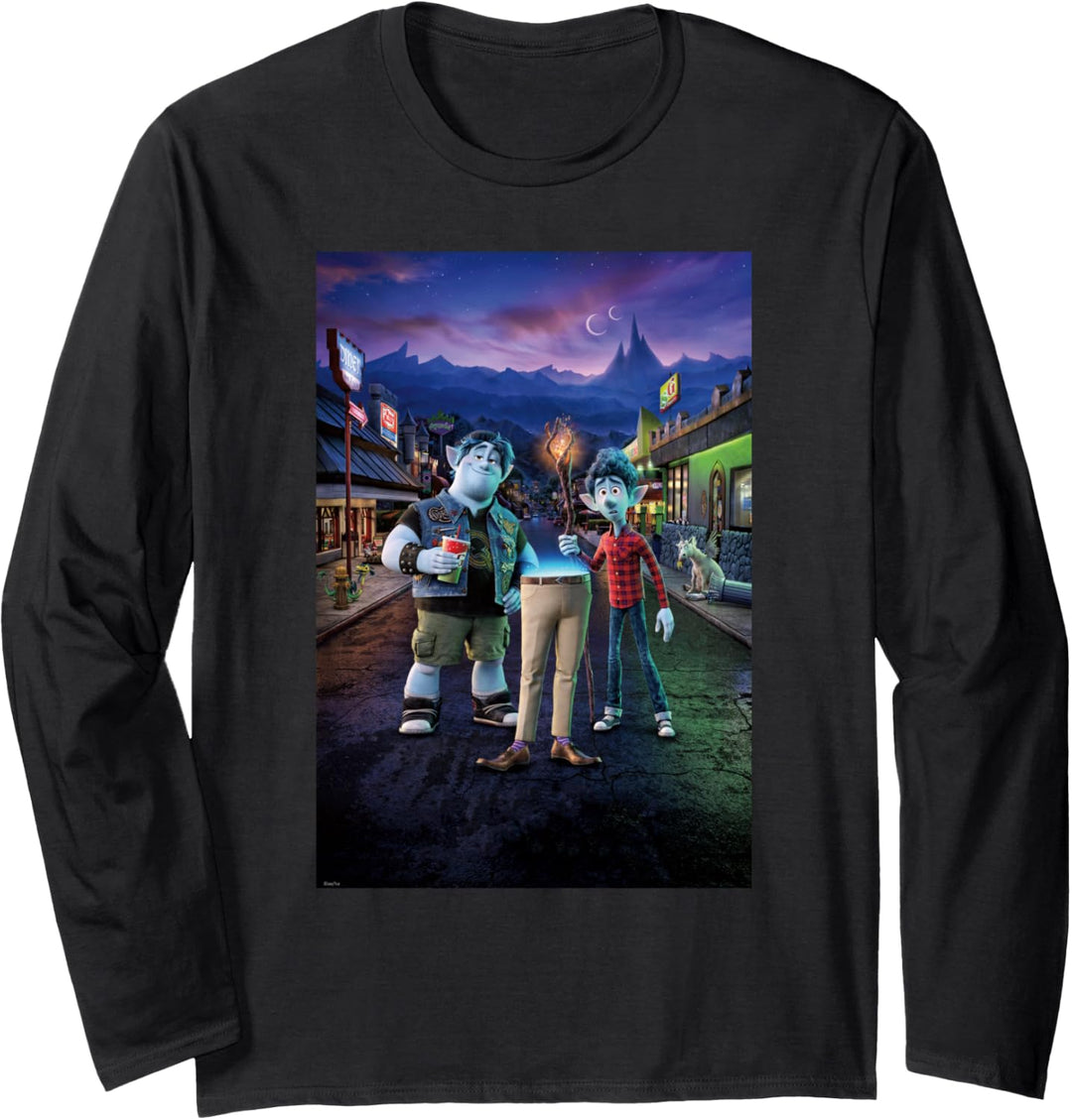 Poster mit Gruppenfoto von Disney Pixar Onward Langarmshirt