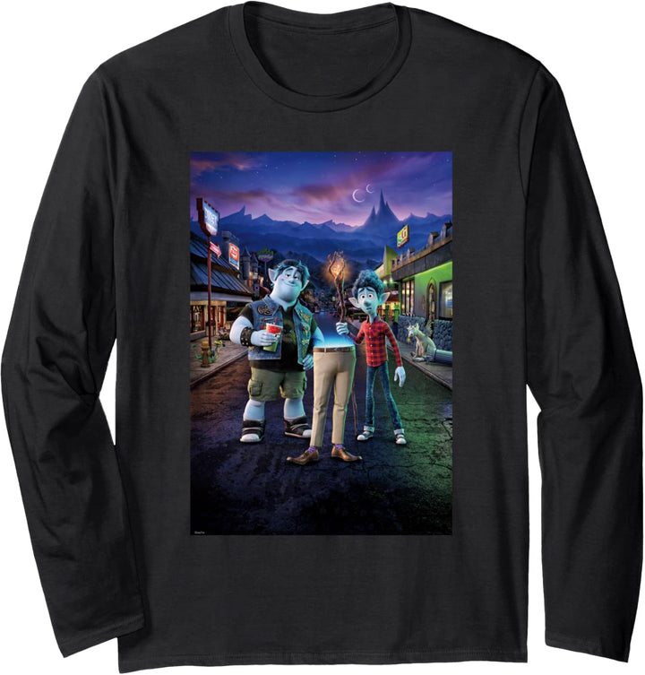 Poster mit Gruppenfoto von Disney Pixar Onward Langarmshirt