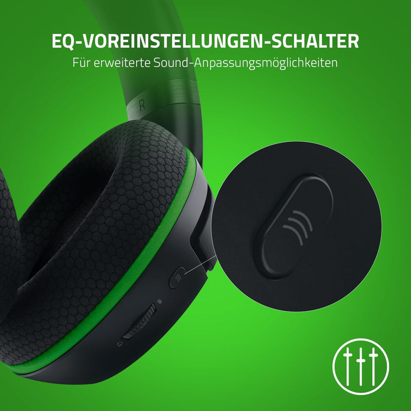 Razer Kaira - Kabellose Gaming Kopfhörer für Xbox Series X/S + Xbox One + PC (Wireless Headset, 50-m