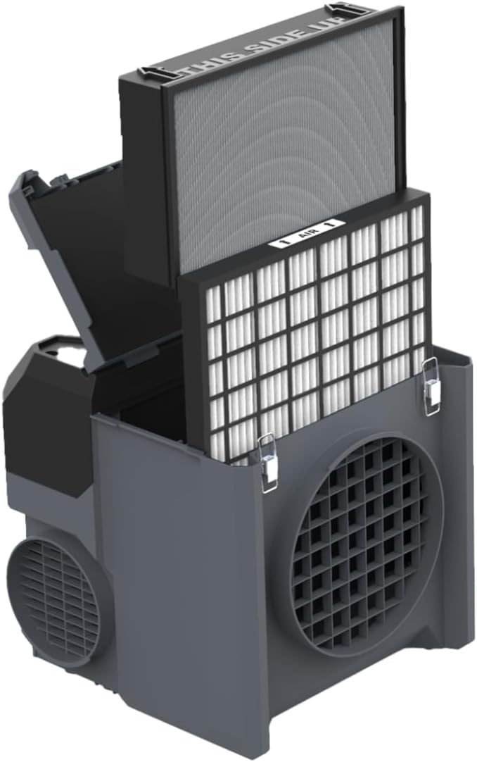 Hepa H13 Hauptfilter für Starmix Aeroxx Luftreiniger für die Baustelle - Filterfläche 2,83 m² &amp; Filt
