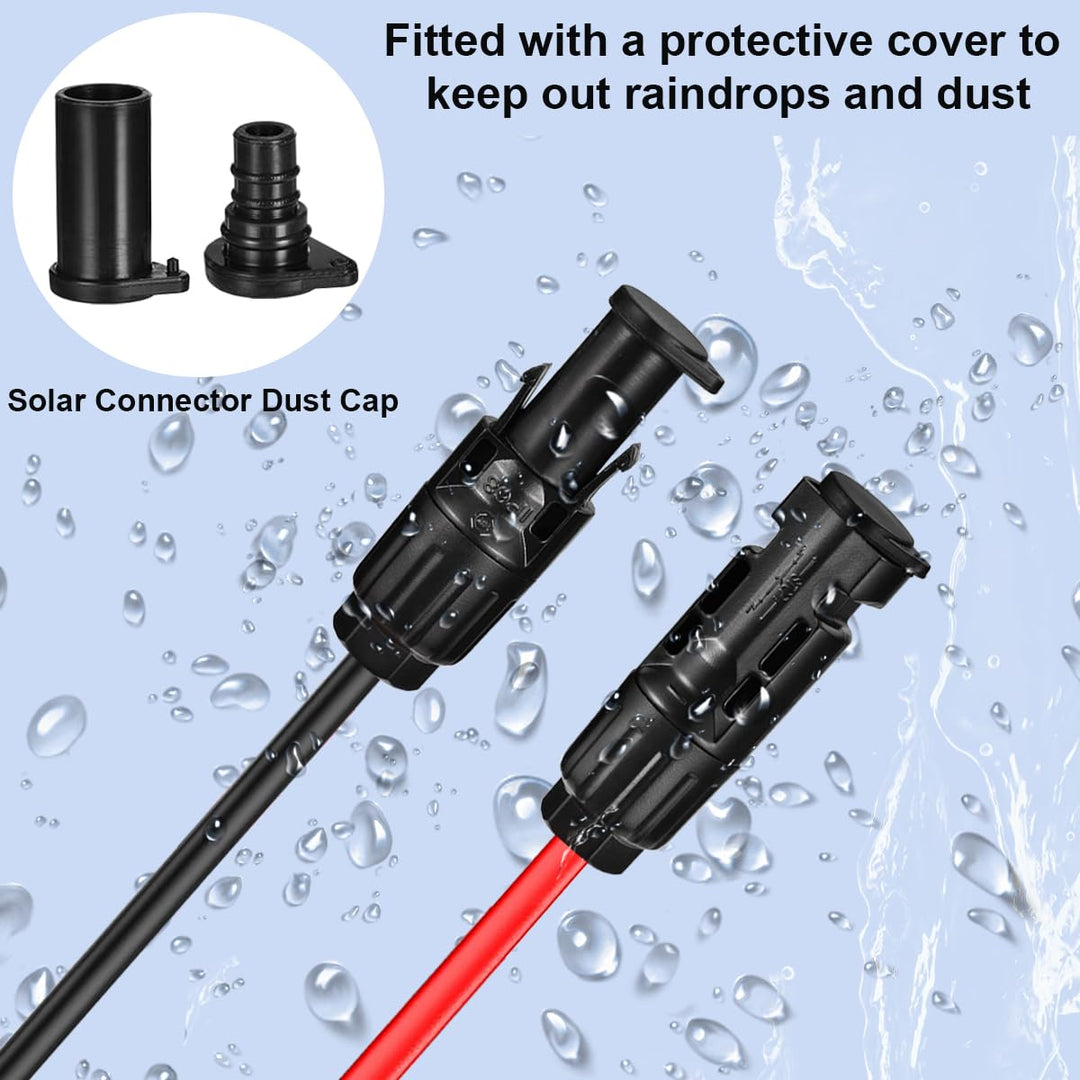 Solarpanel MC4 auf DC 8mm Verlängerungskabel, Solaranschluss auf DC7909 Ladekabel mit DC7909 auf DC8