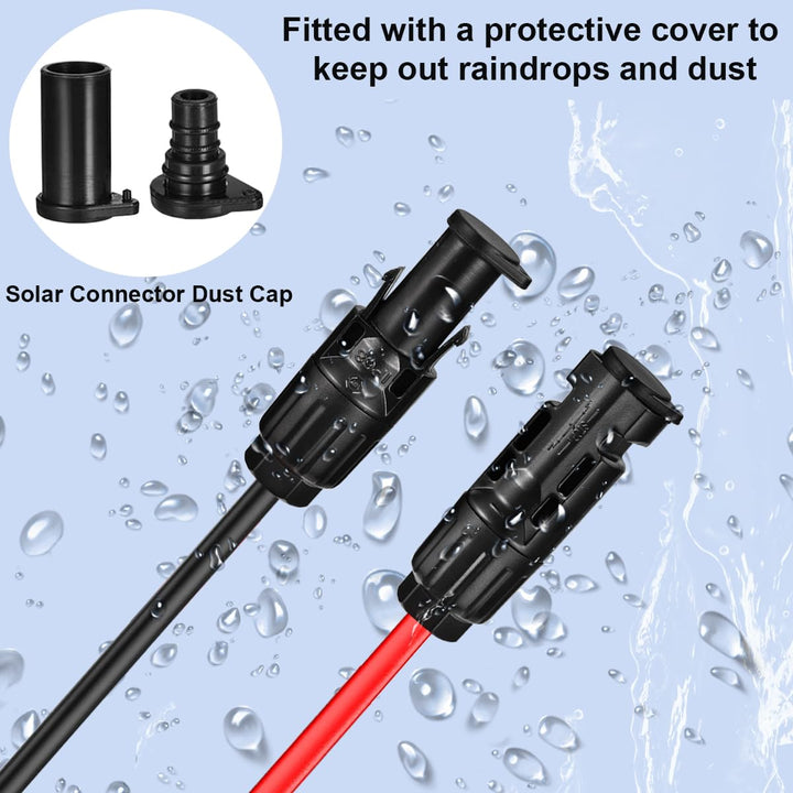 Solarpanel MC4 auf DC 8mm Verlängerungskabel, Solaranschluss auf DC7909 Ladekabel mit DC7909 auf DC8