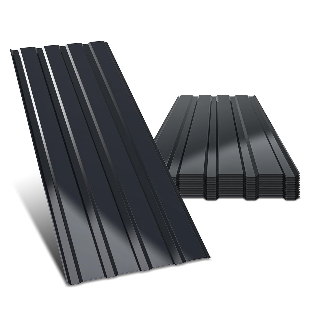 Trapezblech 36 Stück 115×45cm - 12,42m², Wellblechplatten für Dach aus 0,25mm Stahl,Dachblech Wetter